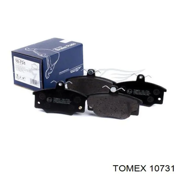 10731 Tomex колодки тормозные передние дисковые