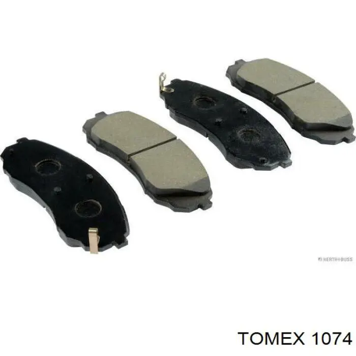 1074 Tomex передние тормозные колодки