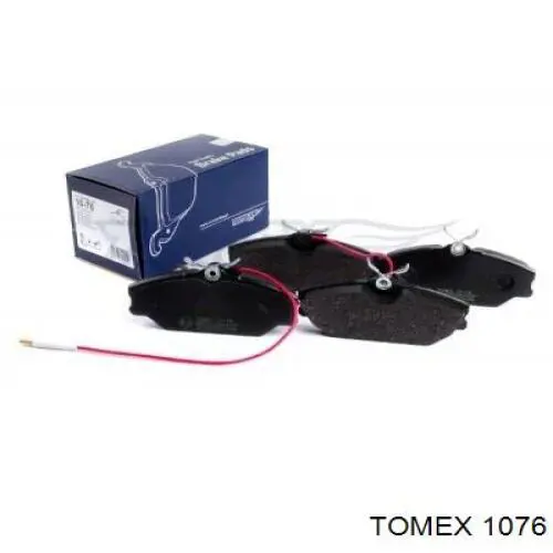 1076 Tomex колодки тормозные передние дисковые