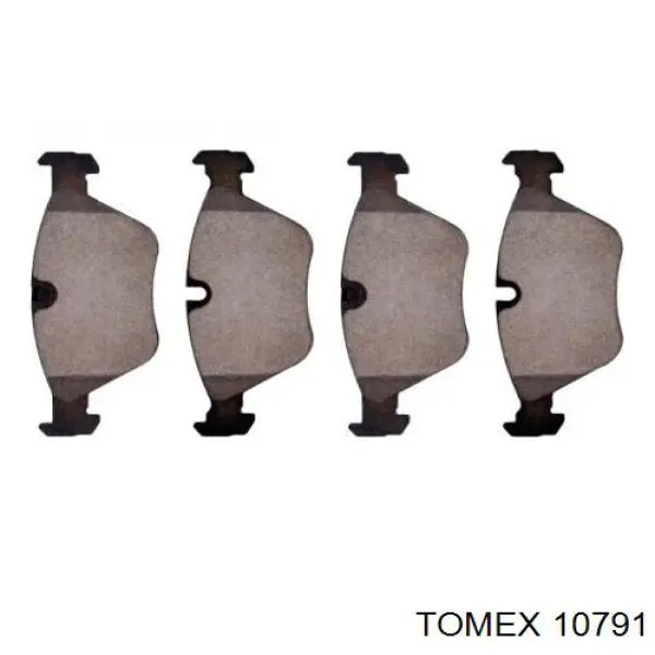 Тормозные колодки Tomex 10791