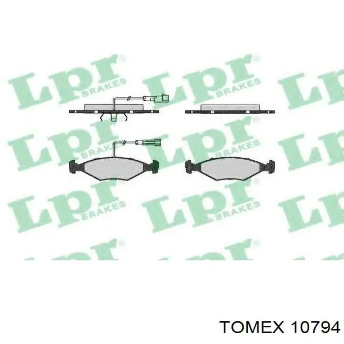 Колодки Tomex 10794 цена, от 22.39 USD