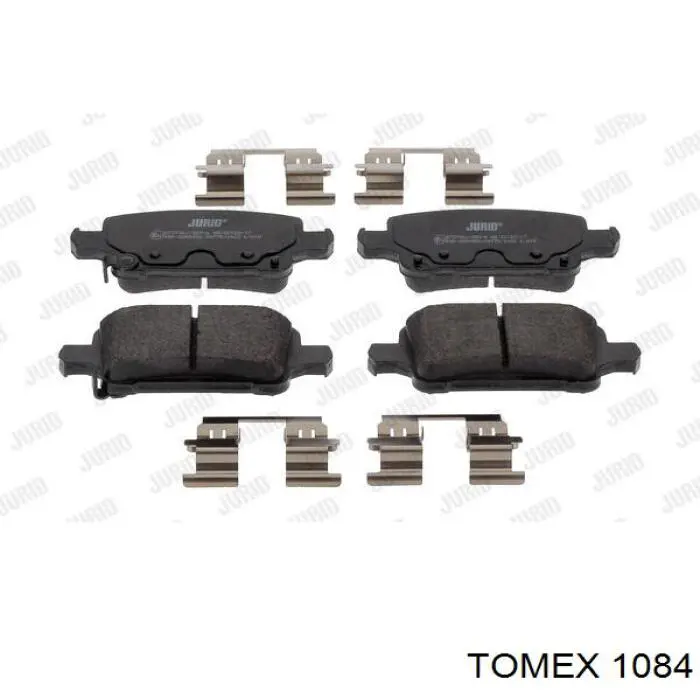 1084 Tomex передние тормозные колодки