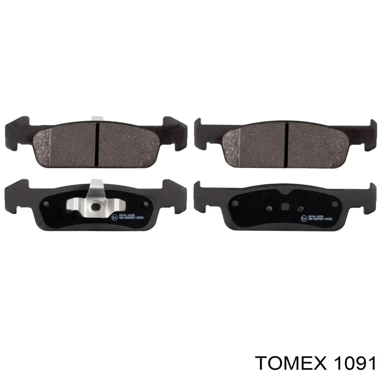 10-91 Tomex колодки тормозные передние дисковые