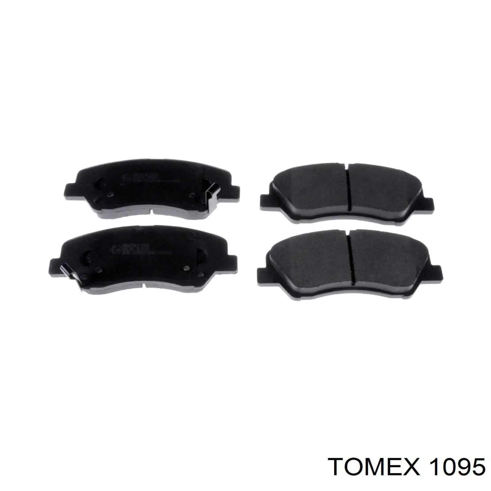 1095 Tomex колодки тормозные передние дисковые