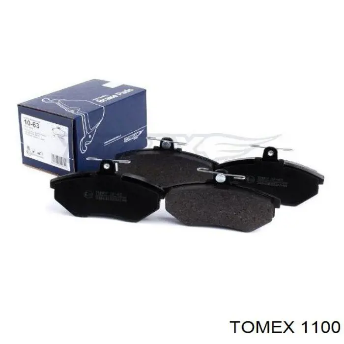 1100 Tomex колодки тормозные задние дисковые