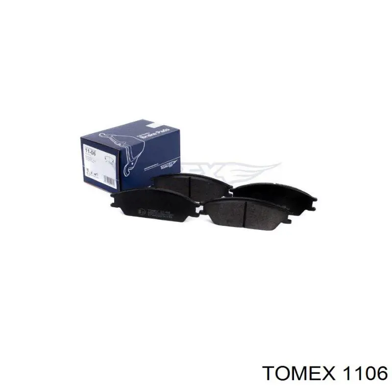 1106 Tomex колодки тормозные передние дисковые