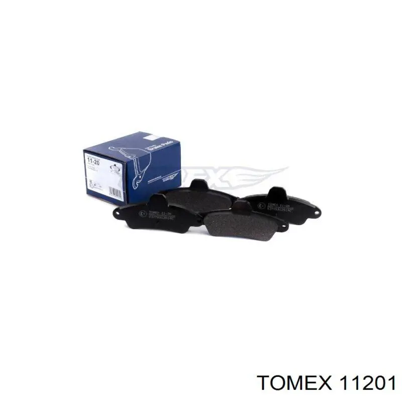 11201 Tomex колодки тормозные задние дисковые