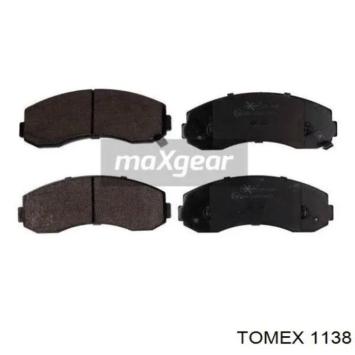 1138 Tomex Колодки передние