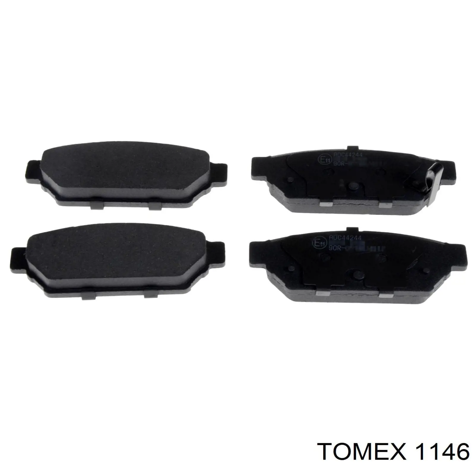 Передние тормозные колодки 1146 Tomex