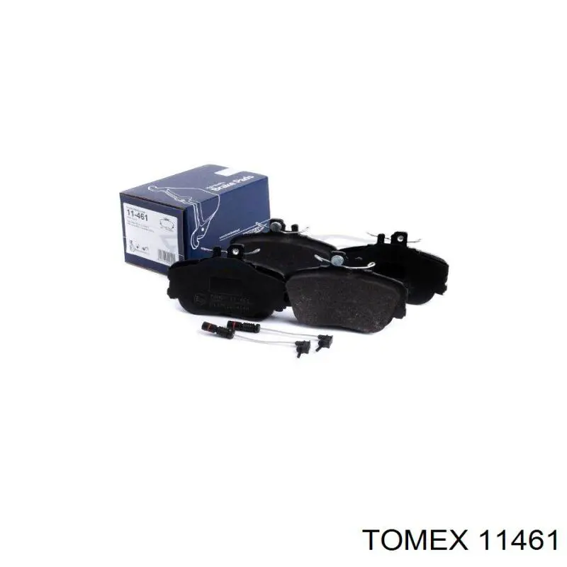 11461 Tomex колодки тормозные передние дисковые