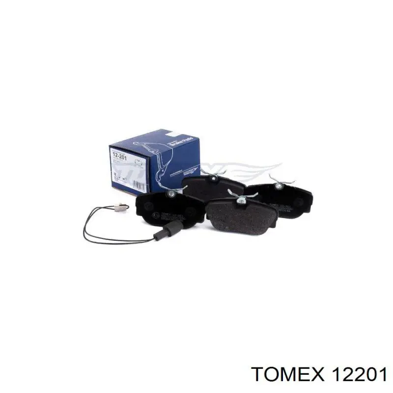 12201 Tomex передние тормозные колодки