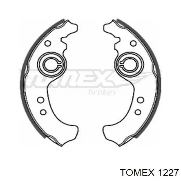 Передние тормозные колодки 1227 Tomex