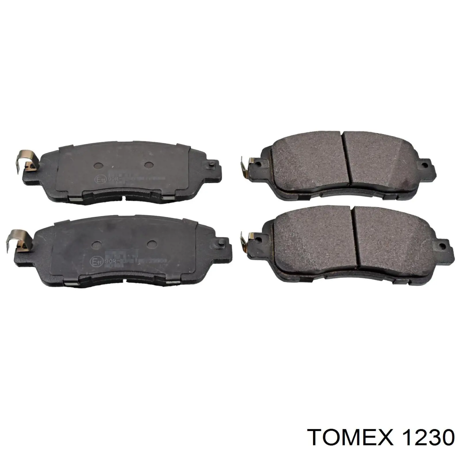 12-30 Tomex колодки тормозные задние дисковые
