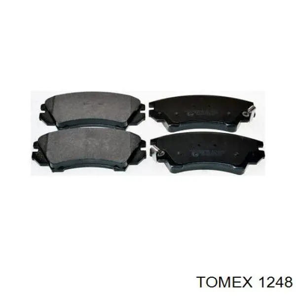 Передние тормозные колодки 1248 Tomex