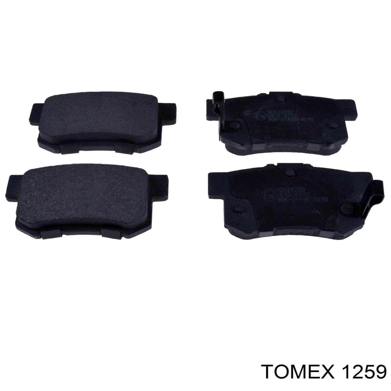 1259 Tomex Колодки тормозные дисковые комплект