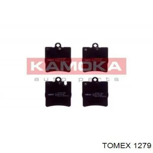 1279 Tomex Колодки тормозные дисковые комплект