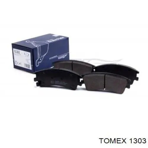 1303 Tomex колодки тормозные передние дисковые
