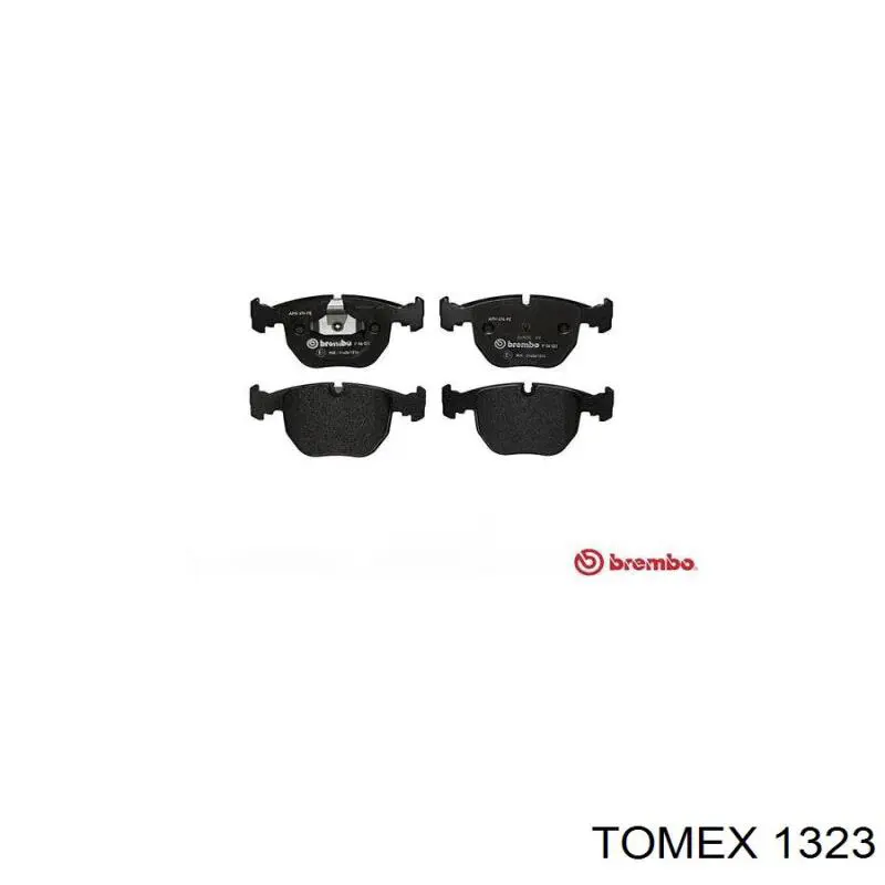 1323 Tomex Колодки передние