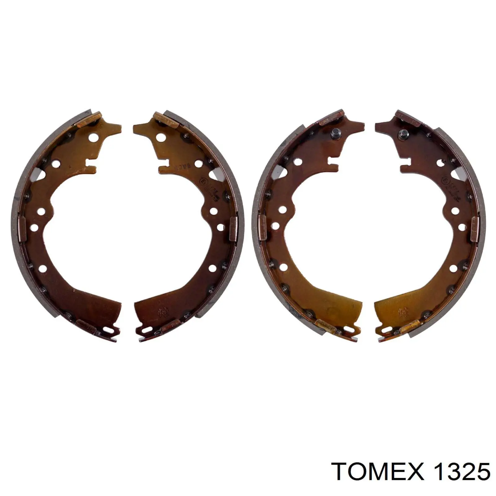 1325 Tomex колодки тормозные передние дисковые