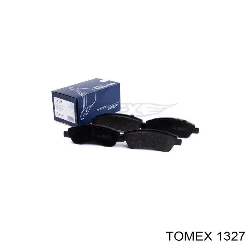 1327 Tomex колодки тормозные передние дисковые