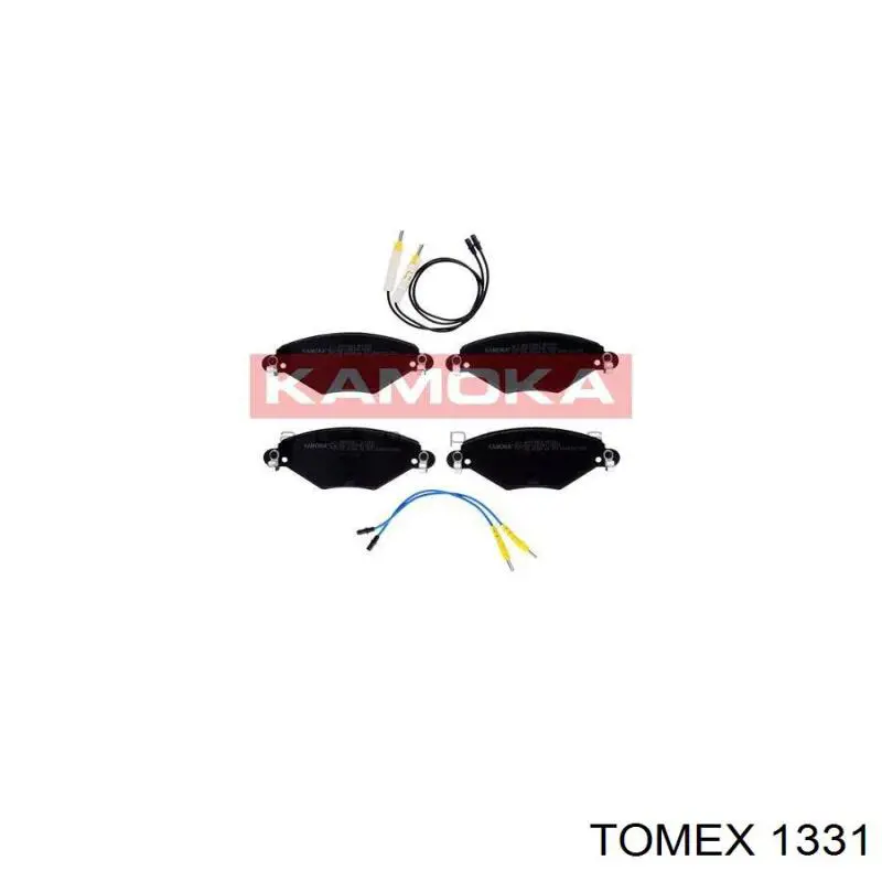 1331 Tomex Колодки передние