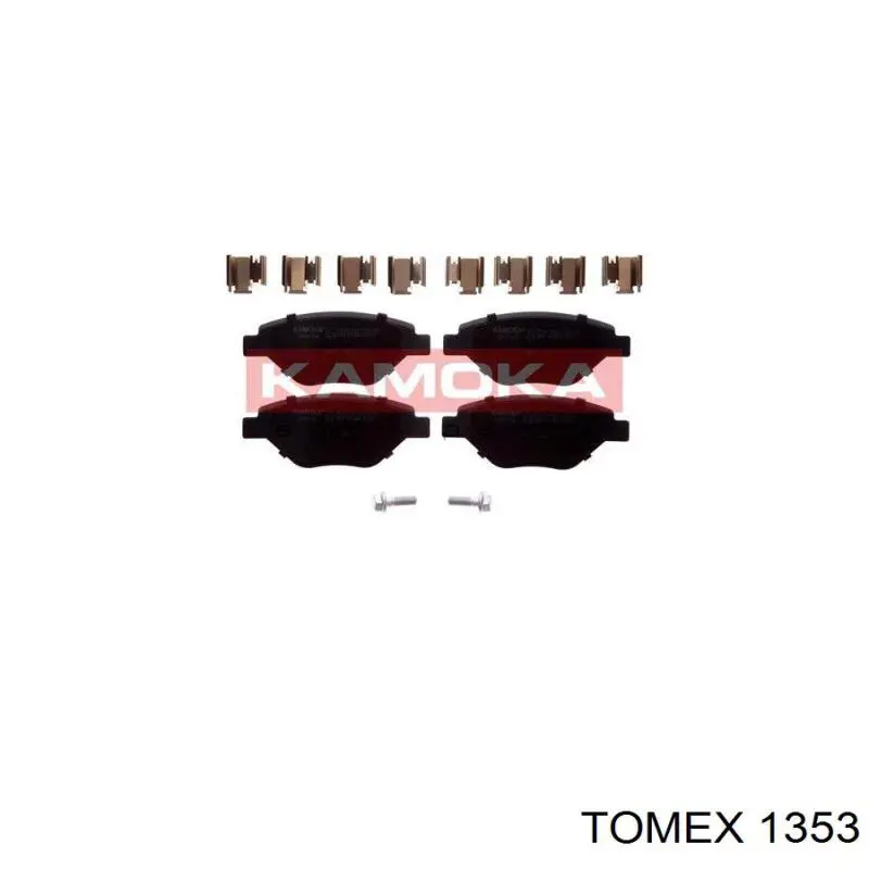 Купить 1353 Tomex Колодки тормозные