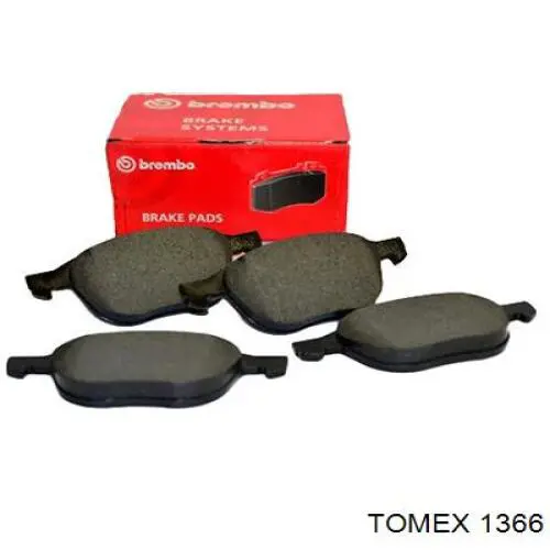 Колодки дисковые  Tomex 1366 цена, от 15.25 USD