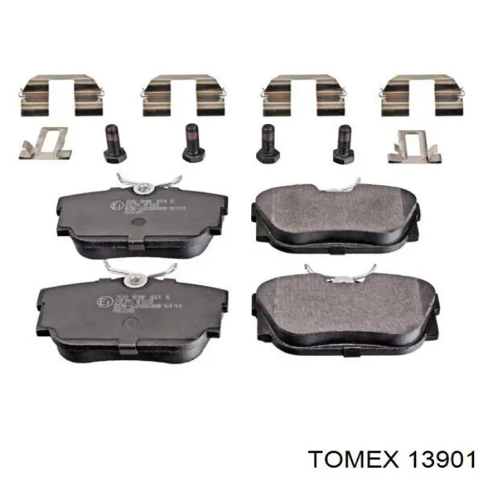 Колодки дисковые  Tomex 13901 цена, от 16.70 USD