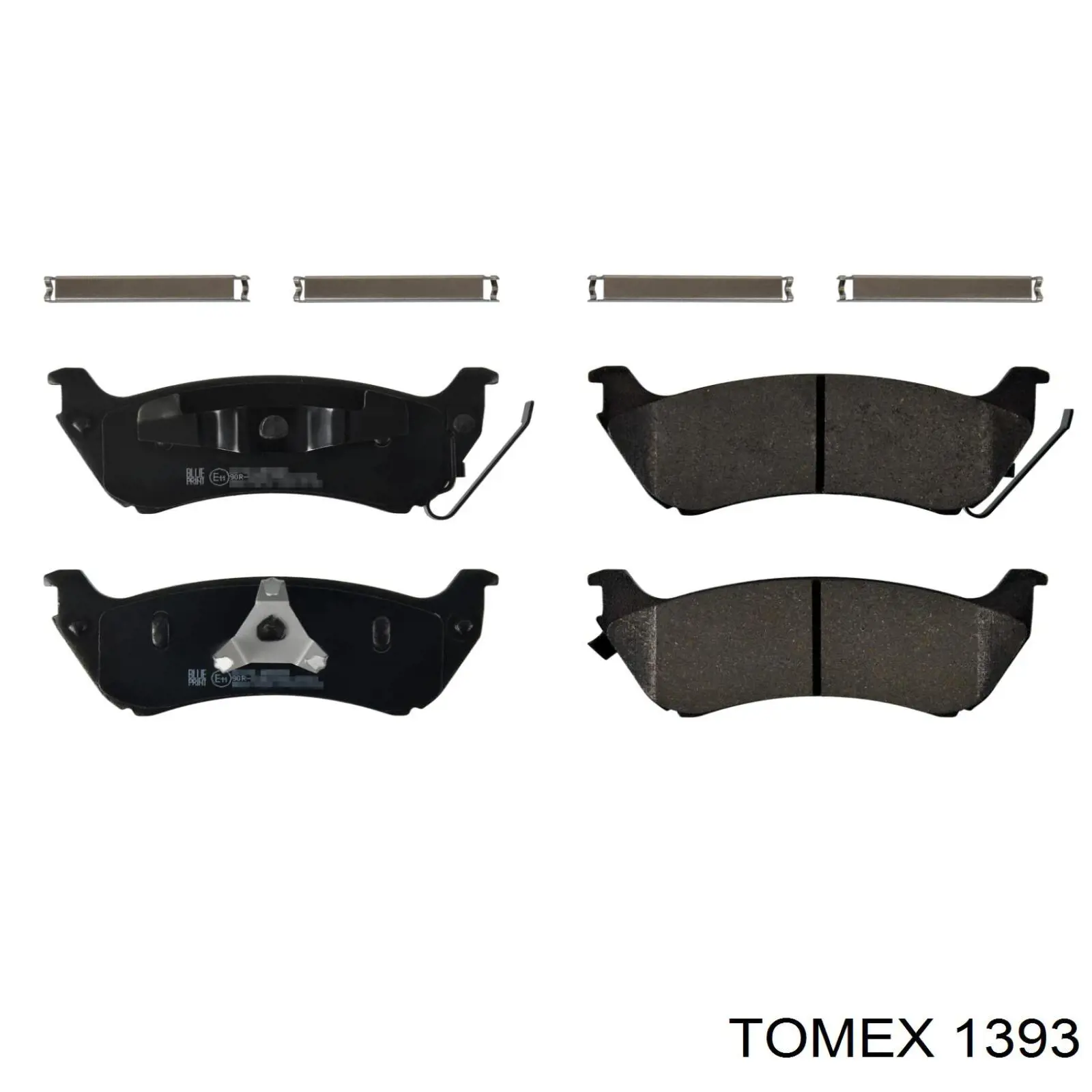 1393 Tomex Колодки передние