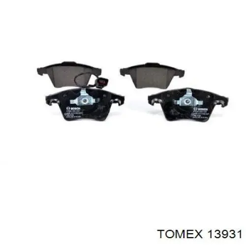 Тормозные колодки Tomex 13931