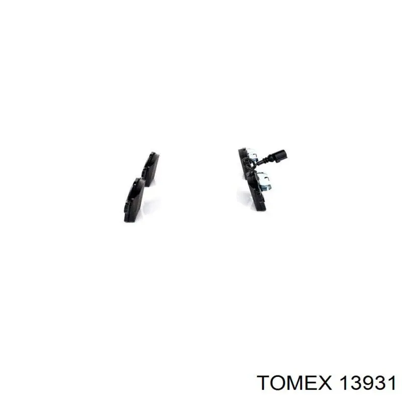 13931 Tomex Колодки передние