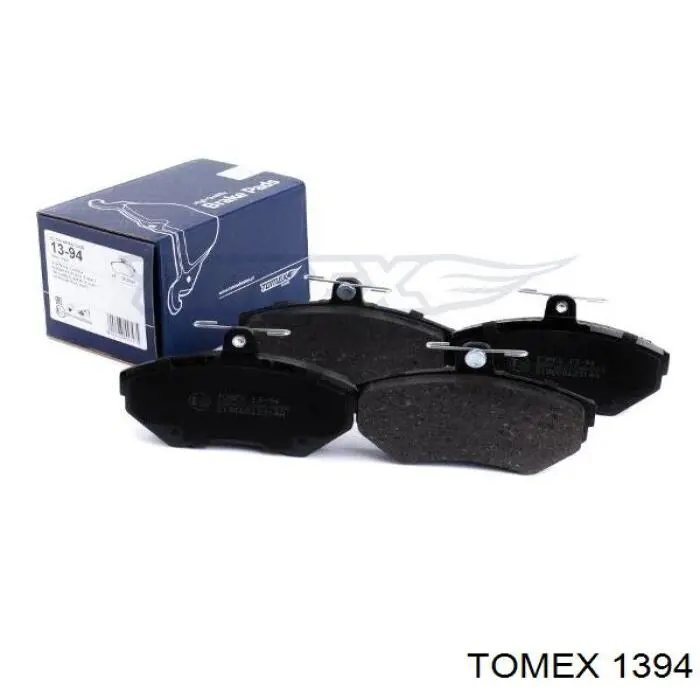 1394 Tomex колодки тормозные передние дисковые