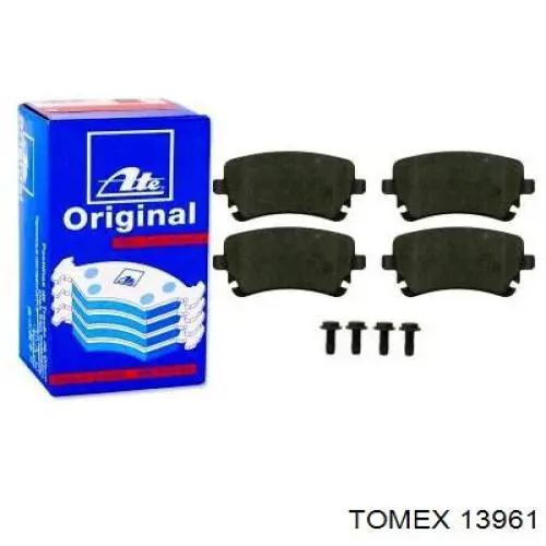 Колодки дисковые  Tomex 13961 цена, от 1162.56 UAH