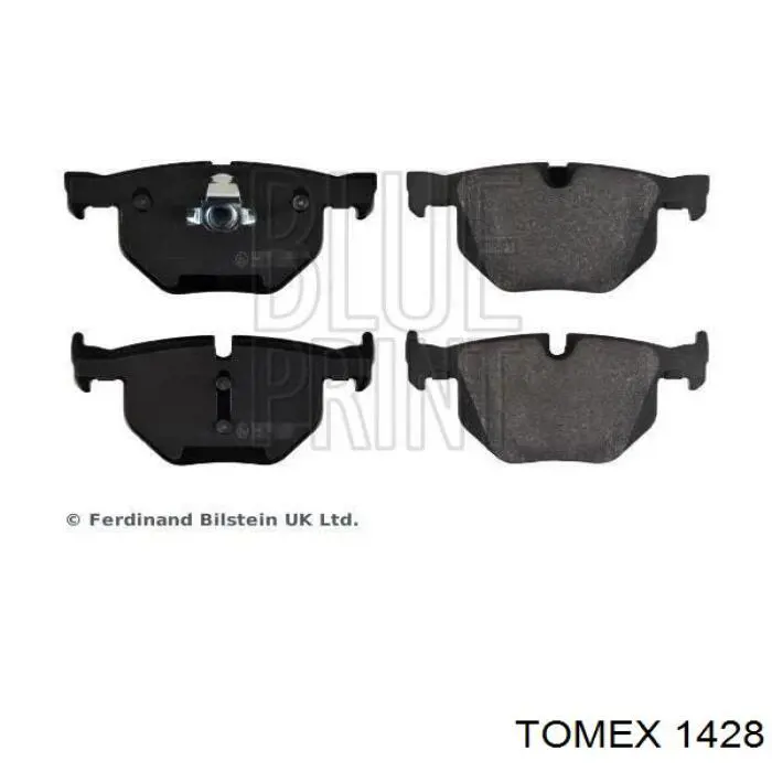 Колодки дисковые  Tomex 1428 цена, от 22.55 USD