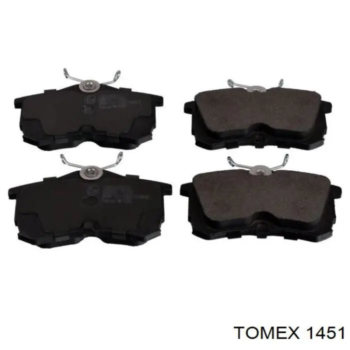 Задние тормозные колодки 1451 Tomex