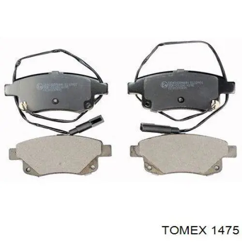 Колодки дисковые  Tomex 1475 цена, от 19.42 USD