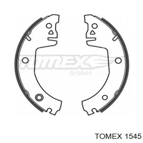 Передние тормозные колодки 1545 Tomex