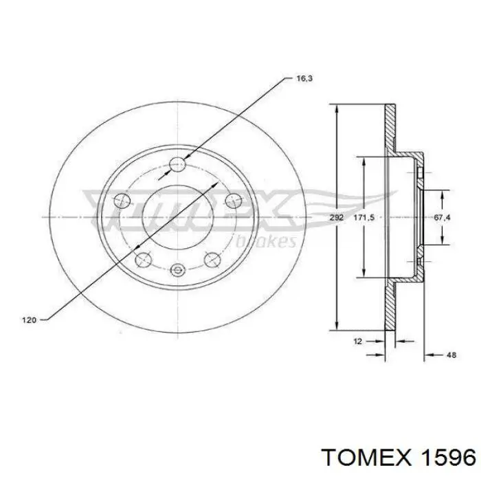 Передние тормозные колодки 2612846 Ford