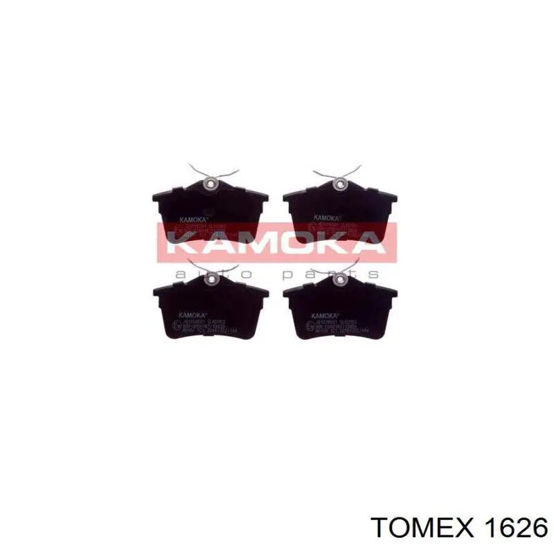 Колодки дисковые  Tomex 1626 цена, от 17.40 USD