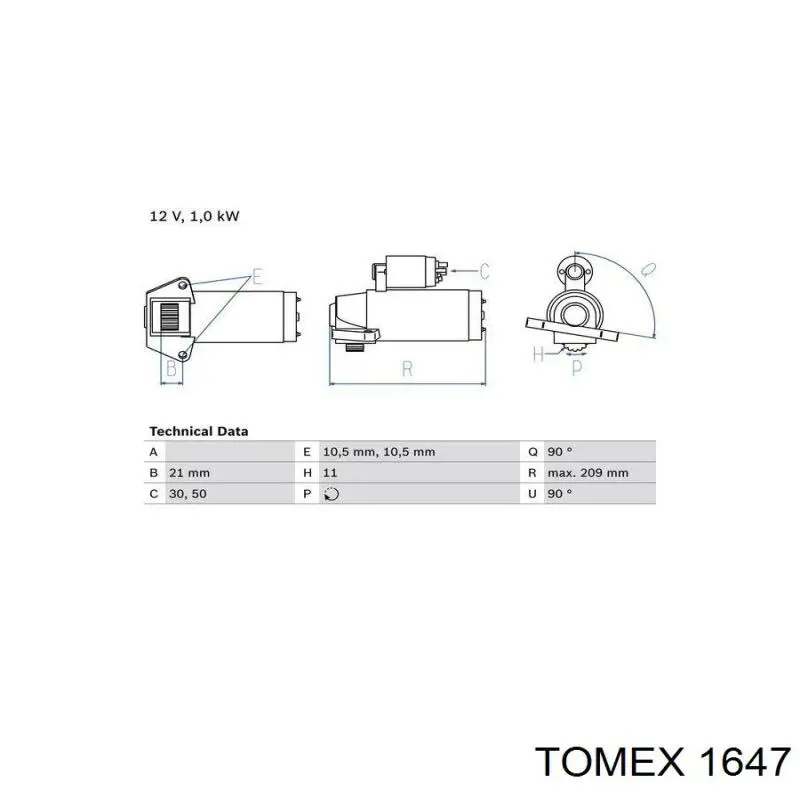 Колодки Tomex 1647 цена, от 23.83 USD
