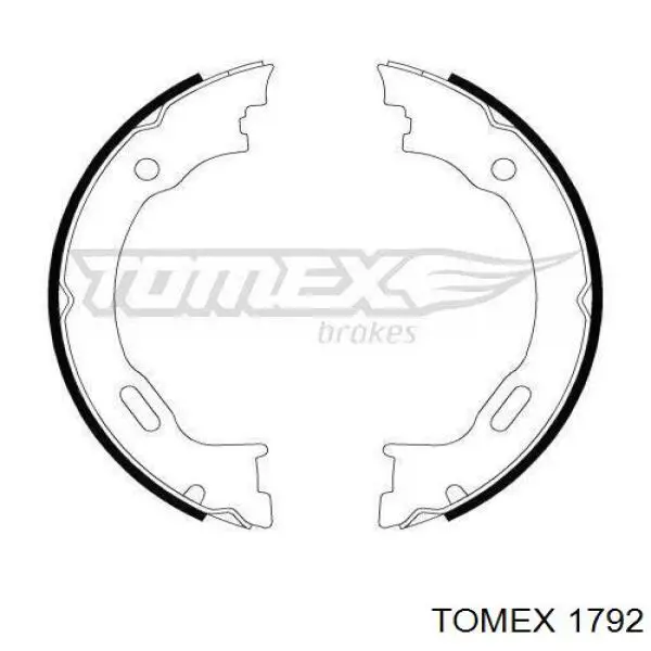 Передние тормозные колодки 1792 Tomex