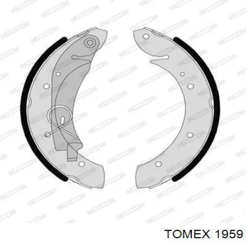 Передние тормозные колодки 1959 Tomex