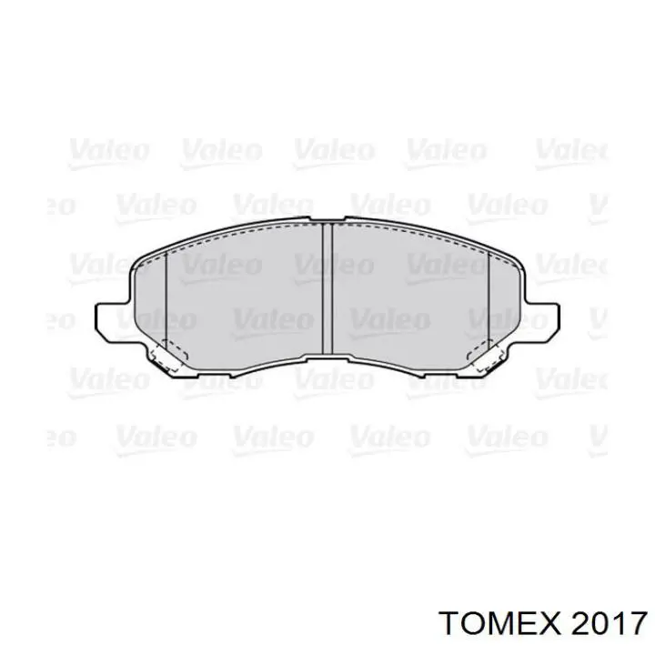 Задние барабанные колодки 2017 Tomex