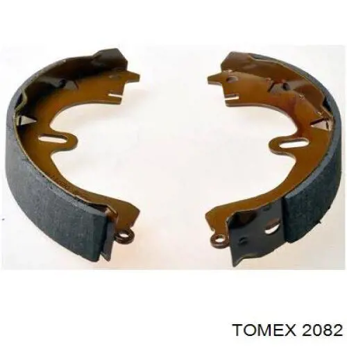 Купить 2082 Tomex Задние барабанные тормозные колодки
