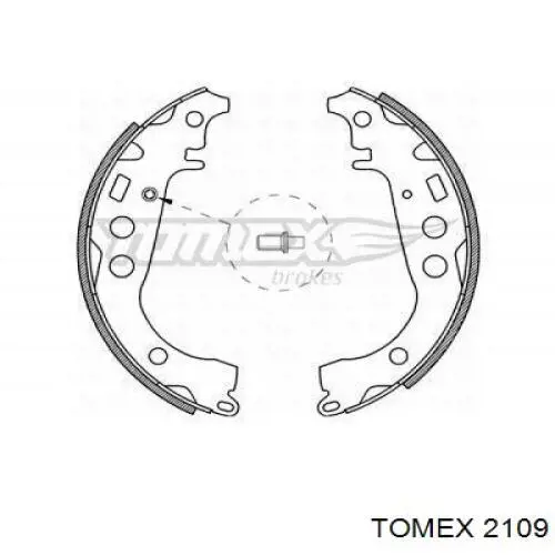 Задние барабанные колодки H83010 Brembo