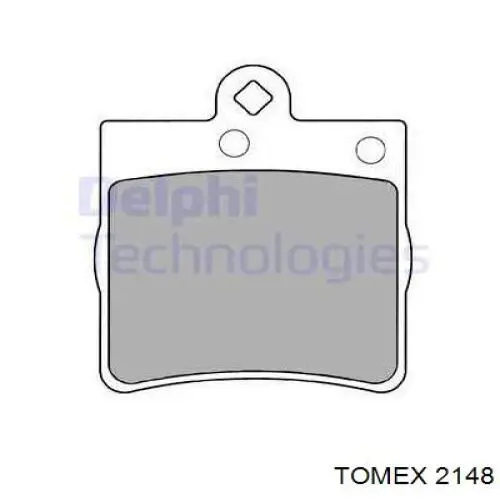 Задние барабанные колодки 2148 Tomex