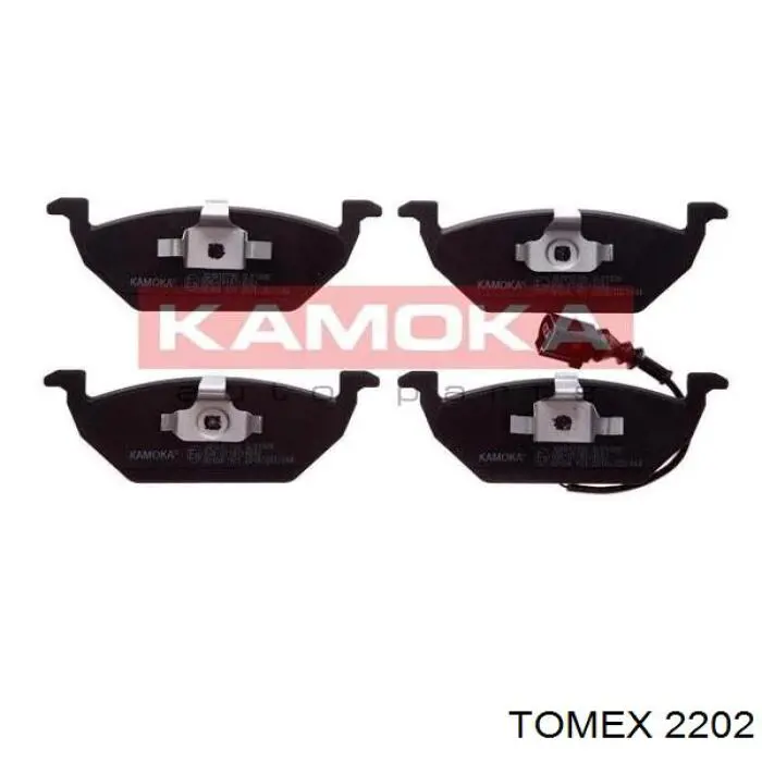 Задние барабанные колодки 2202 Tomex