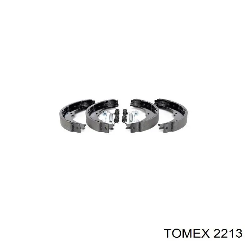 2213 Tomex Тормозные колодки ручника