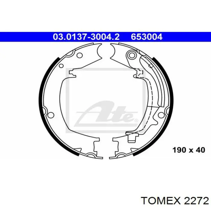 Тормозные колодки стояночного тормоза Hyundai/Kia 583503FA01 цена, от 26.61 USD