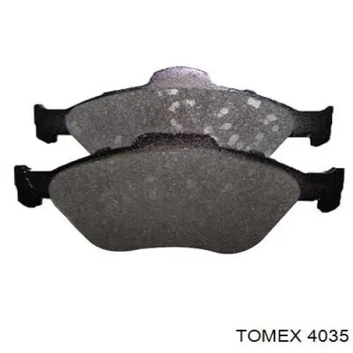 Купить 4035 Tomex Монтажный комплект задних барабанных колодок